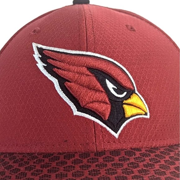 New Era NFL Arizona Cardinals 59Fifty Red Fitted Hat 7 5/8 - Picture 2 of 8